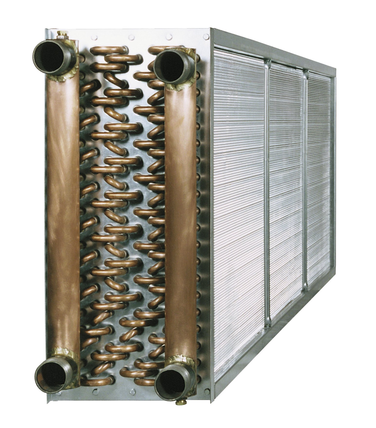 Applications of cooling coils in an industrial cooling system